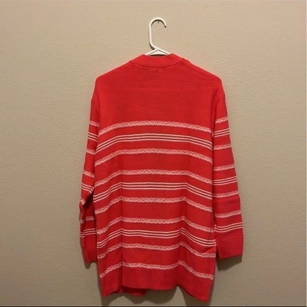 Lane Bryant - Open-Front Cardigan - Stripe - Picture 2 of 5